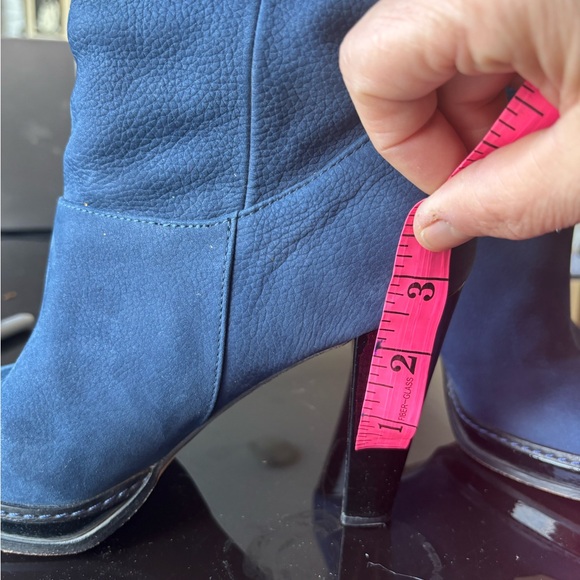 Cole Haan Nike Air royal blue leather boots W8 - Picture 6 of 6